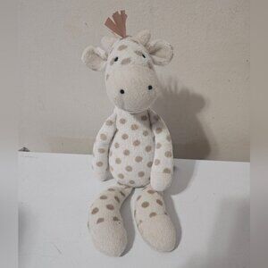 Little Jellycat London Georgie Giraffe Plush Rattle Stuffed Animal Toy 9in